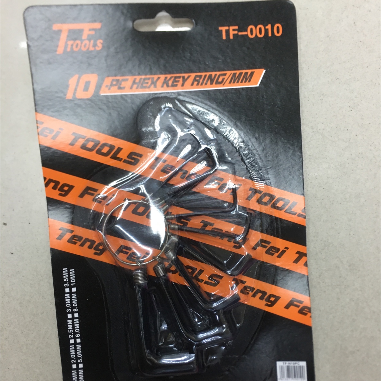 10PC套装内六角产品图