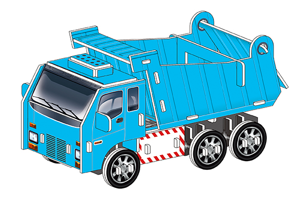 3D纸质拼图，儿童DIY玩具拼图，手工益智早教，爆款地摊热卖拼装玩具礼品模型，手工制作工程挖机汽车，飞机坦克