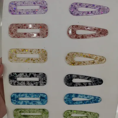 Korean And Korean Hairpin Acrylic Transparent Color Accessories And Finished Products