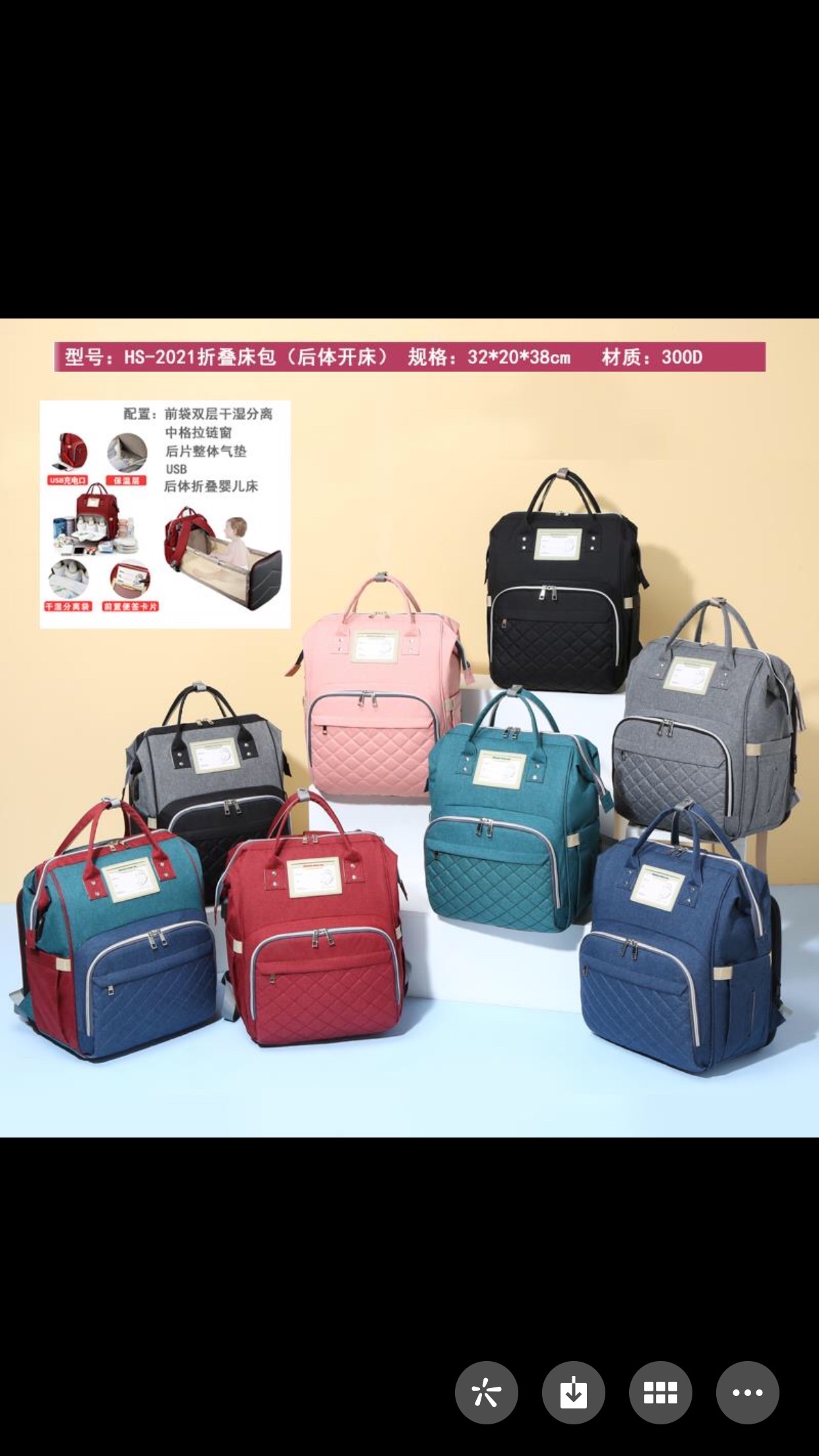 妈咪包。手提包 布包产品图