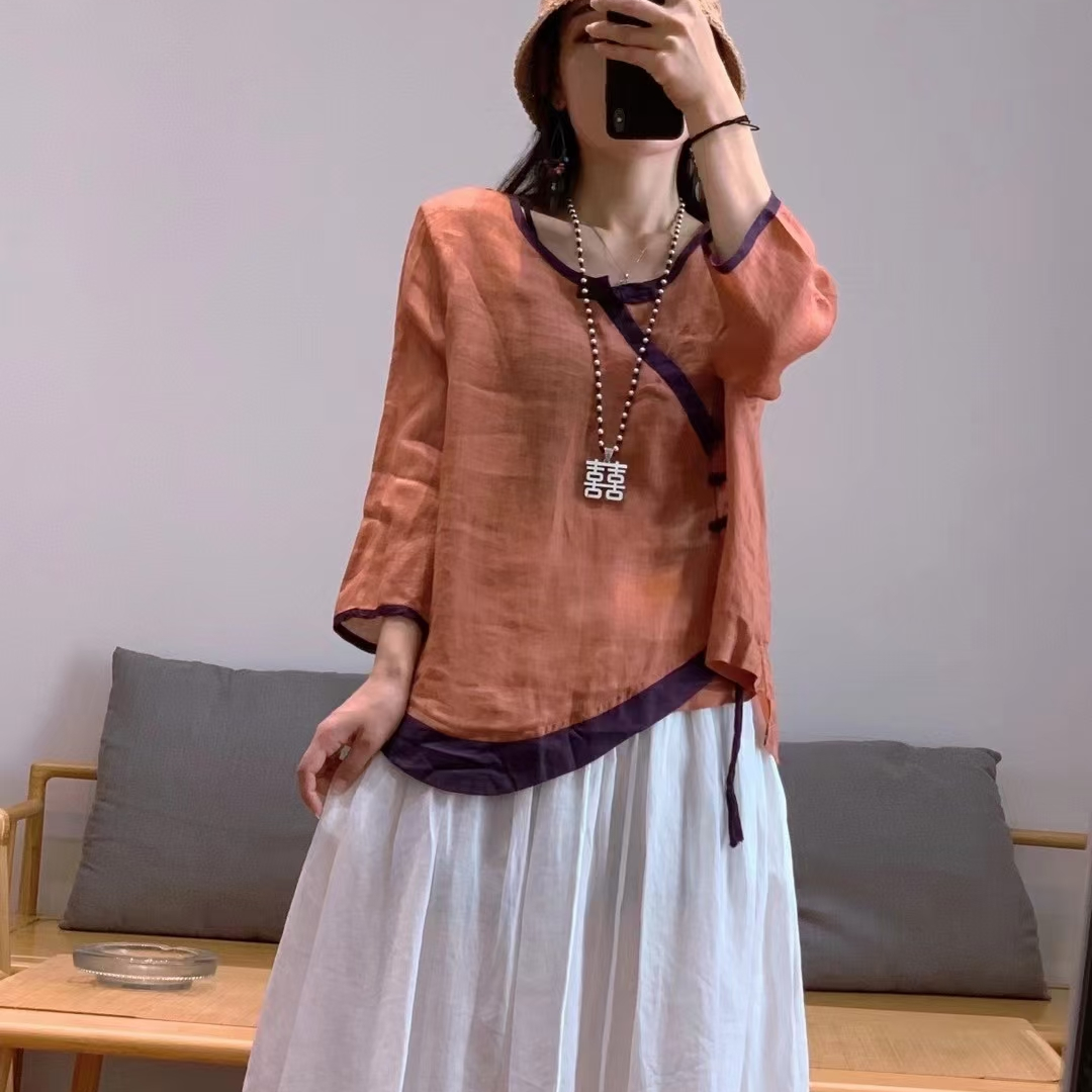 古韵夕木苎麻新款福利价