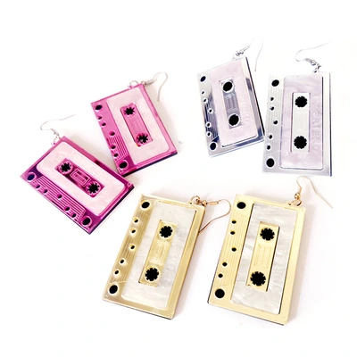 Korean And Korean Acrylic Tape Earrings Earrings Drop Earrings Accessories
