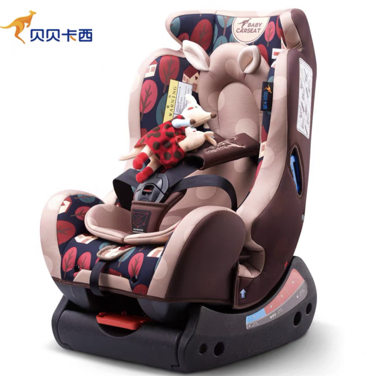 贝贝卡西汽车用安全座椅儿童0-4-6岁婴幼儿宝宝新生便携式可躺718 汽车座椅详情图4
