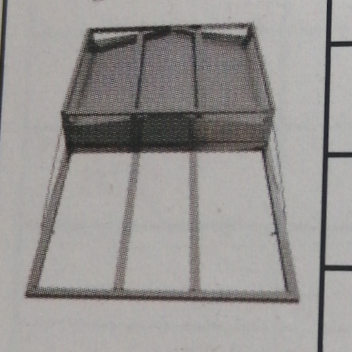 一格2层粉铮（带架）
抽屉：56*56