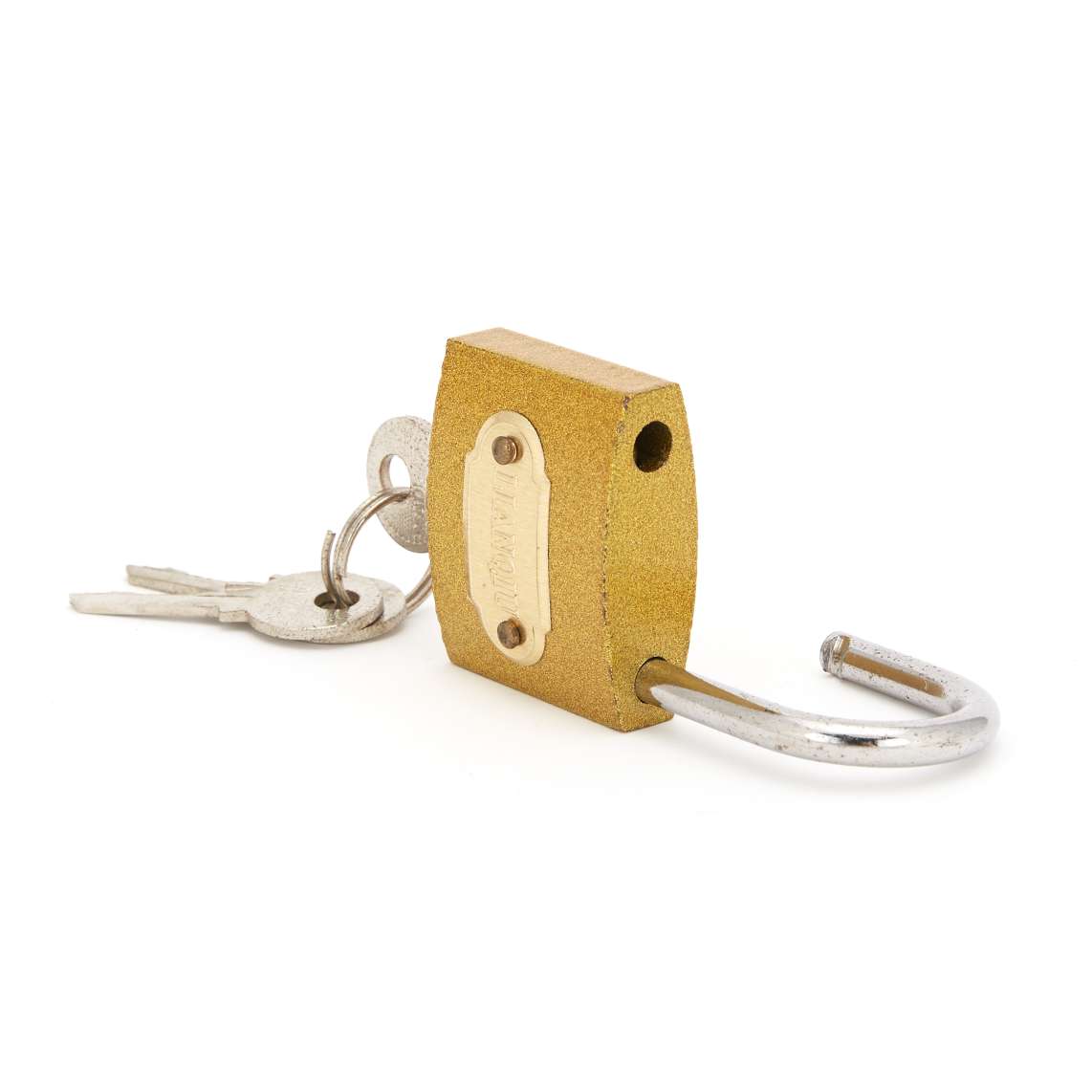 lianqiu金色锁25-32-38 吸卡锁 铁挂锁详情图3