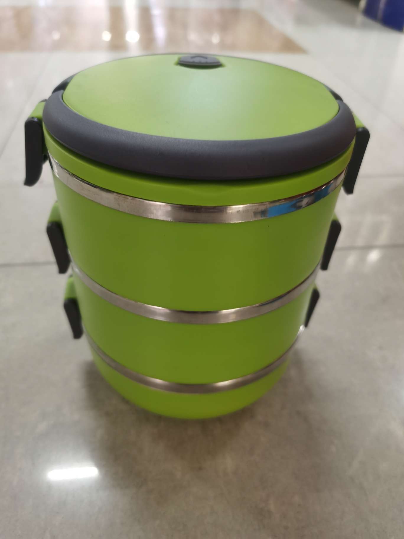 The three-layer insulated lunch box is round Specification image