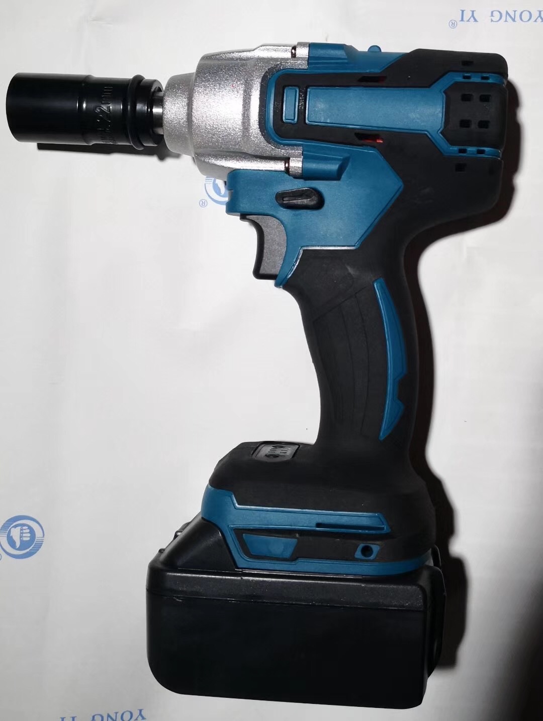 Lithium battery Angle grinder. Electric tools. Electric drill detail image 5