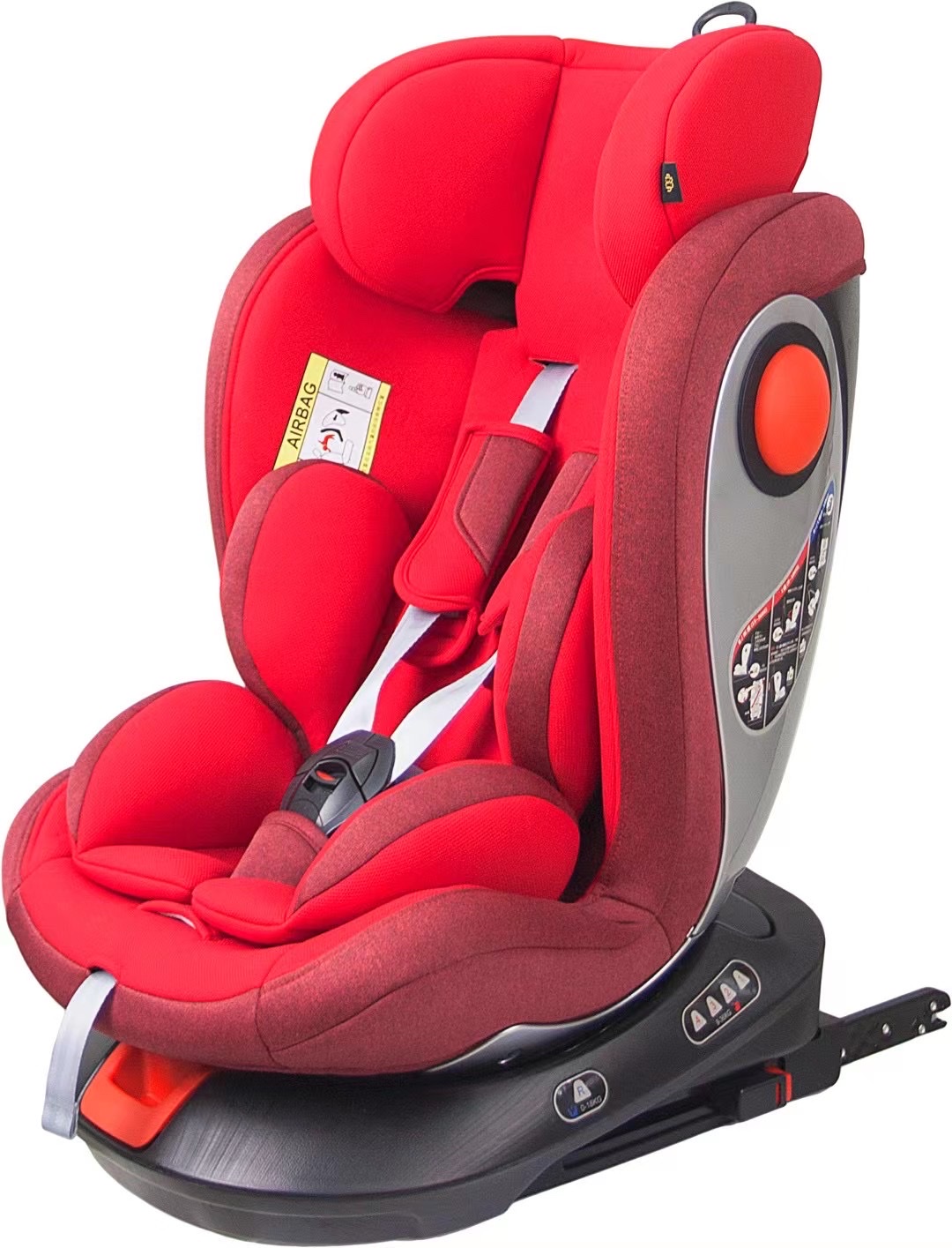 贝贝卡西0-4-6-12岁婴儿童安全座椅汽车用360度旋转宝宝车载便携 汽车座椅详情图5