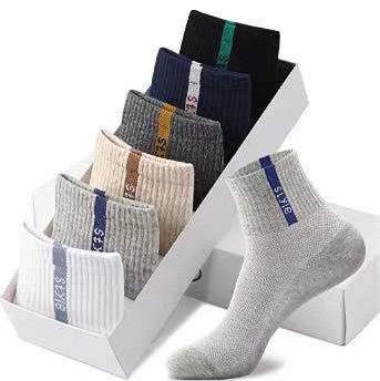 男士休闲透气袜子