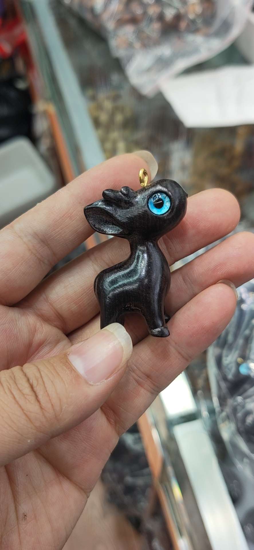 可爱鹿/黑檀木/檀木配件白底实物图