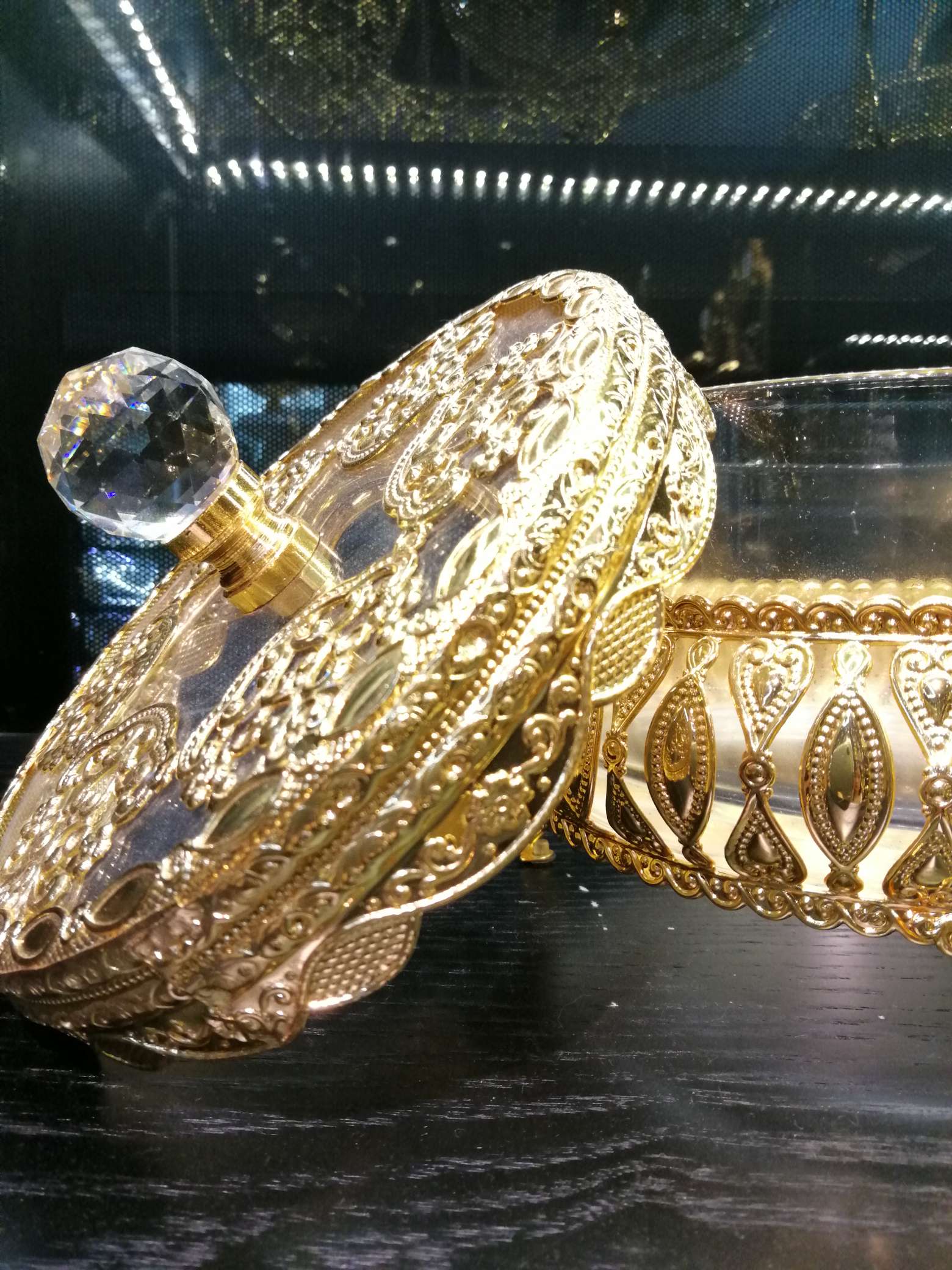 水晶球玻璃糖罐（小）细节图