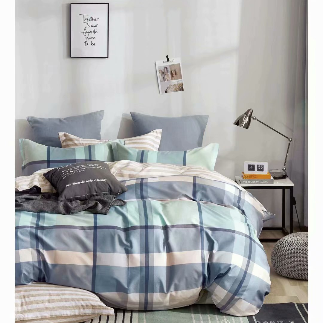 Wholesale and retail of all-cotton four-piece sets with luxurious style in stock
