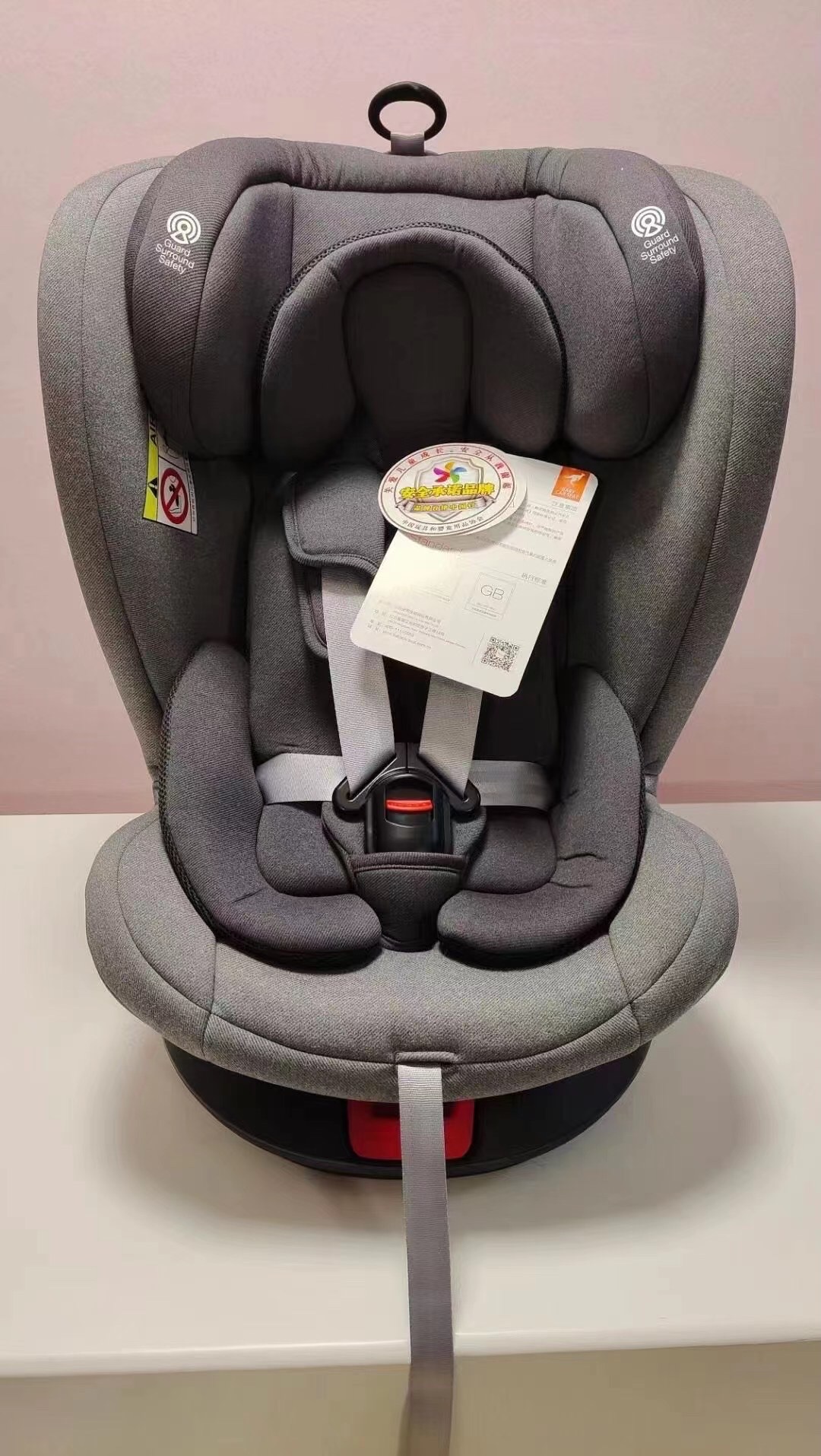 贝贝卡西0-4-6-12岁婴儿童安全座椅汽车用360度旋转宝宝车载便携 汽车座椅详情图2