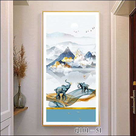 油画实物图