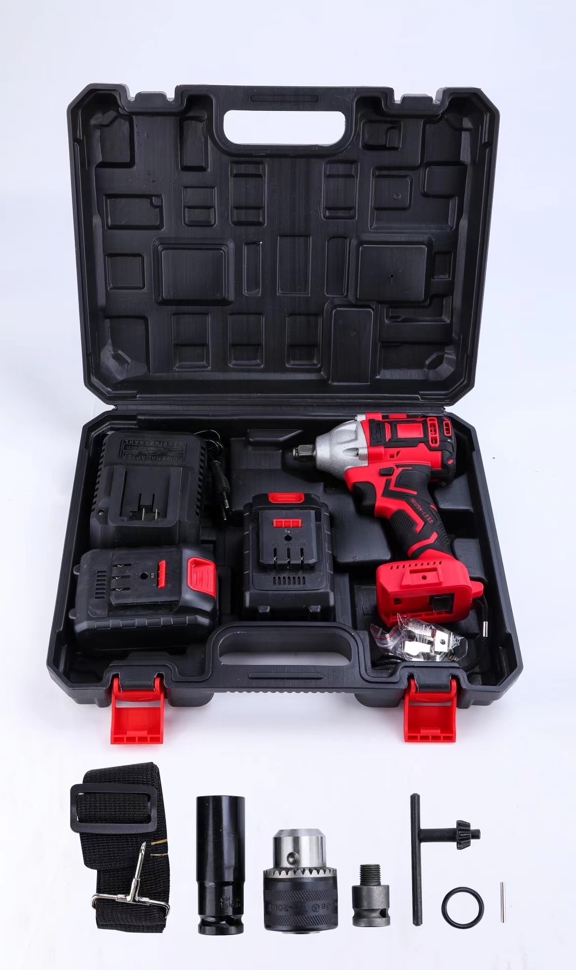 Lithium battery Angle grinder. Electric tools. Electric drill detail image 10