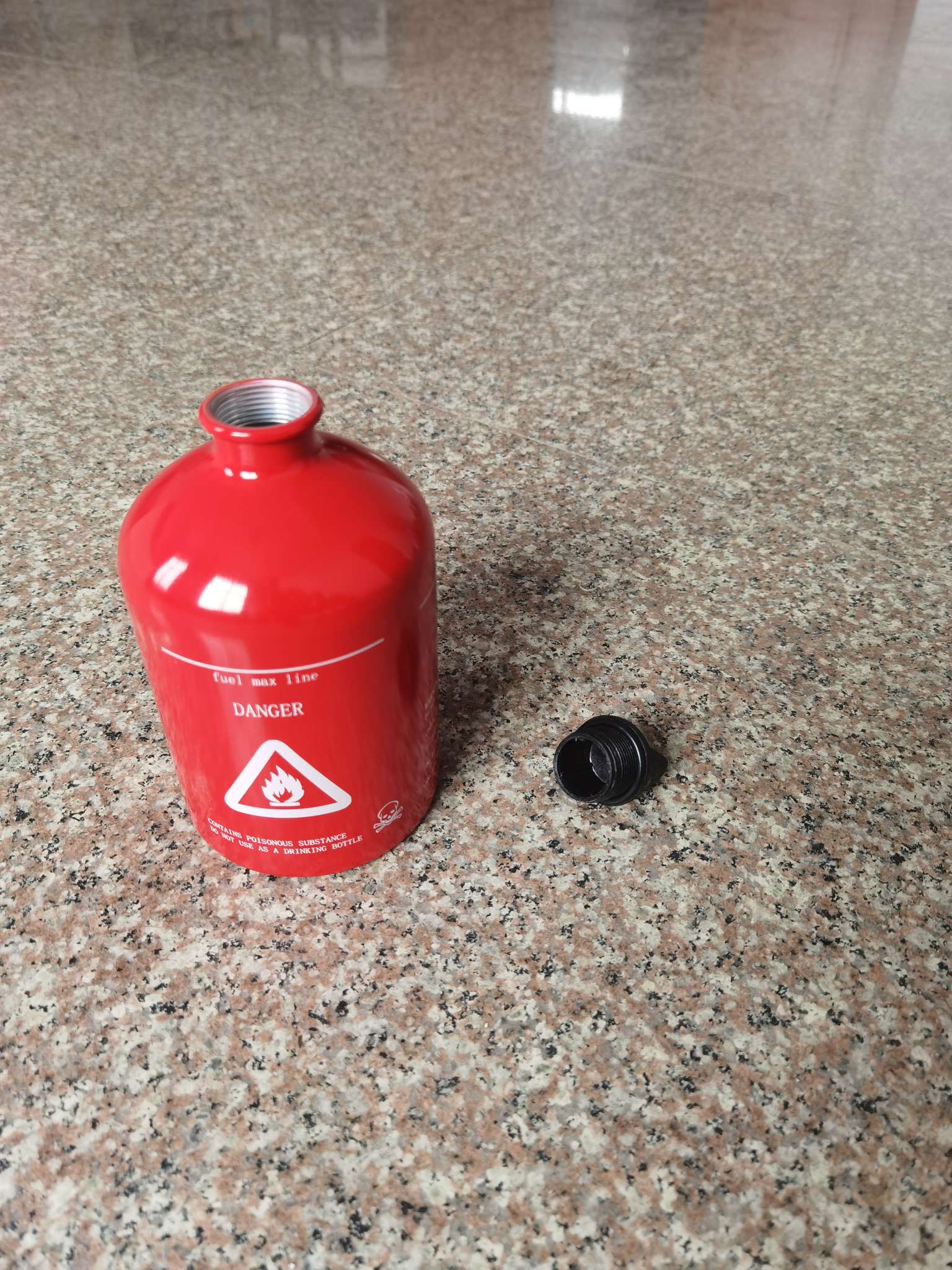 燃气瓶汽油瓶户外野营便携小汽油瓶1000ML铝制燃气瓶详情图4
