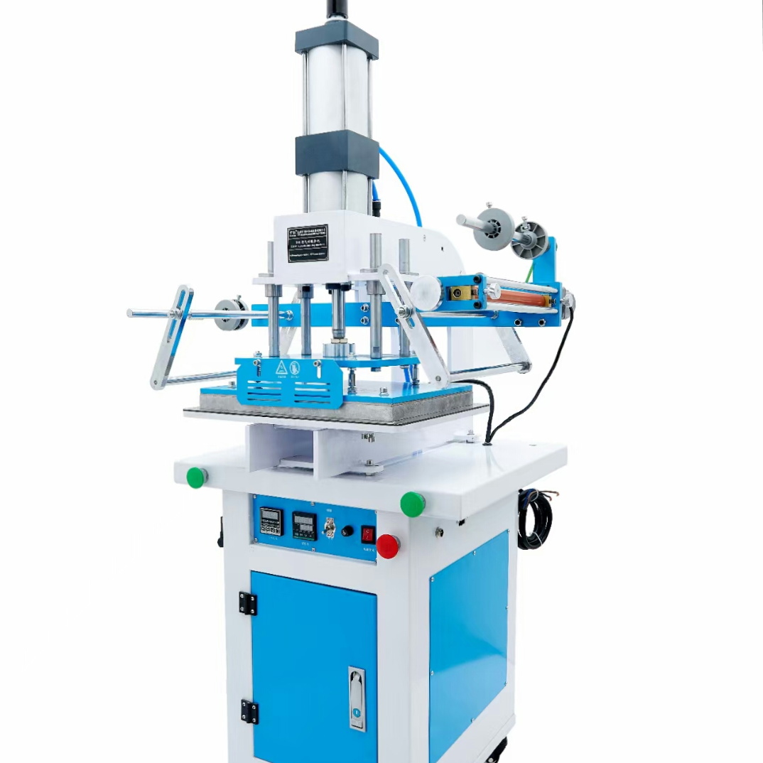 A deposit for a 300-plus heavy-duty pneumatic hot stamping machine and lettering machine