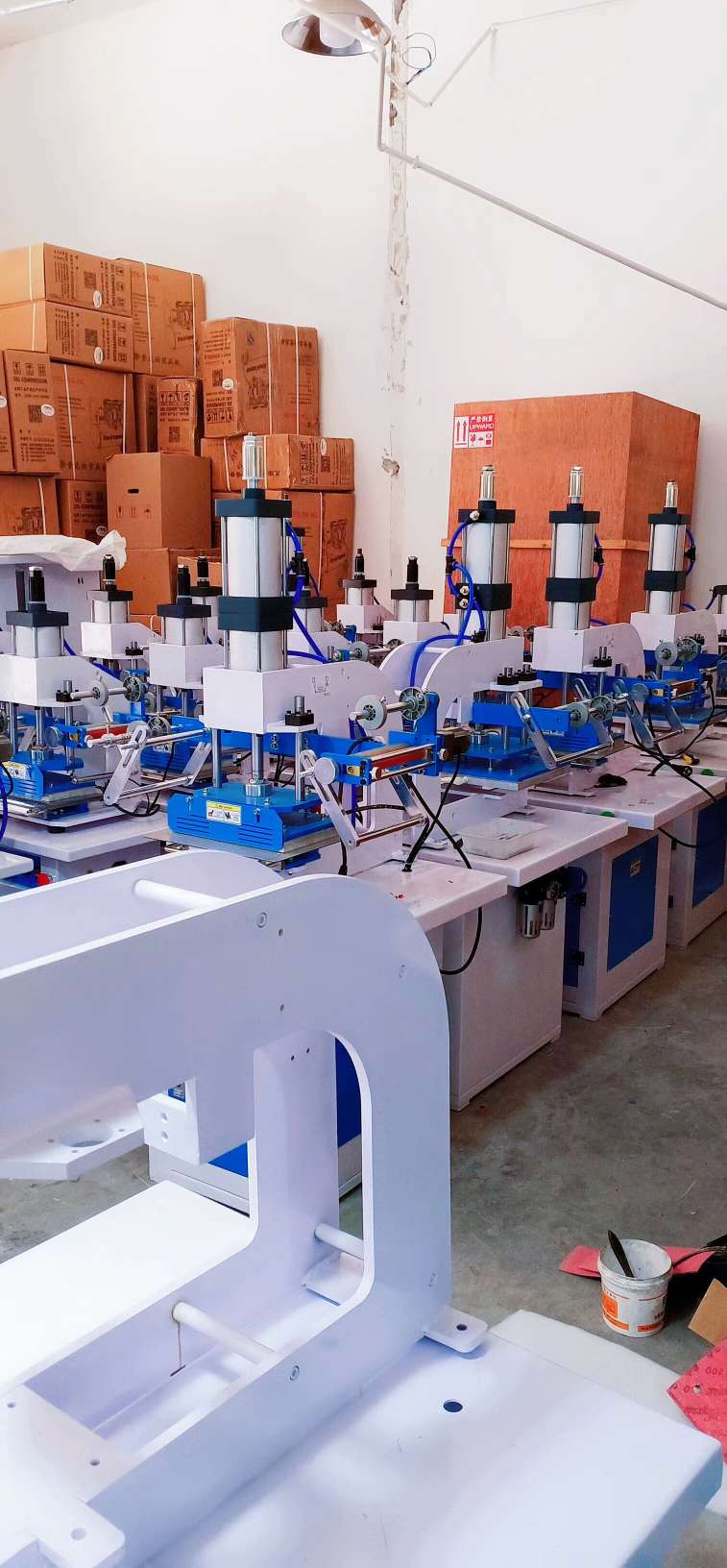 A deposit for a 300-plus heavy-duty pneumatic hot stamping machine and lettering machine details Picture