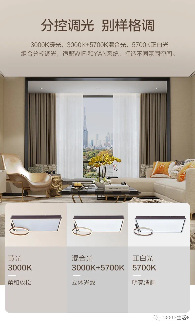 欧普环絮房间灯详情图6