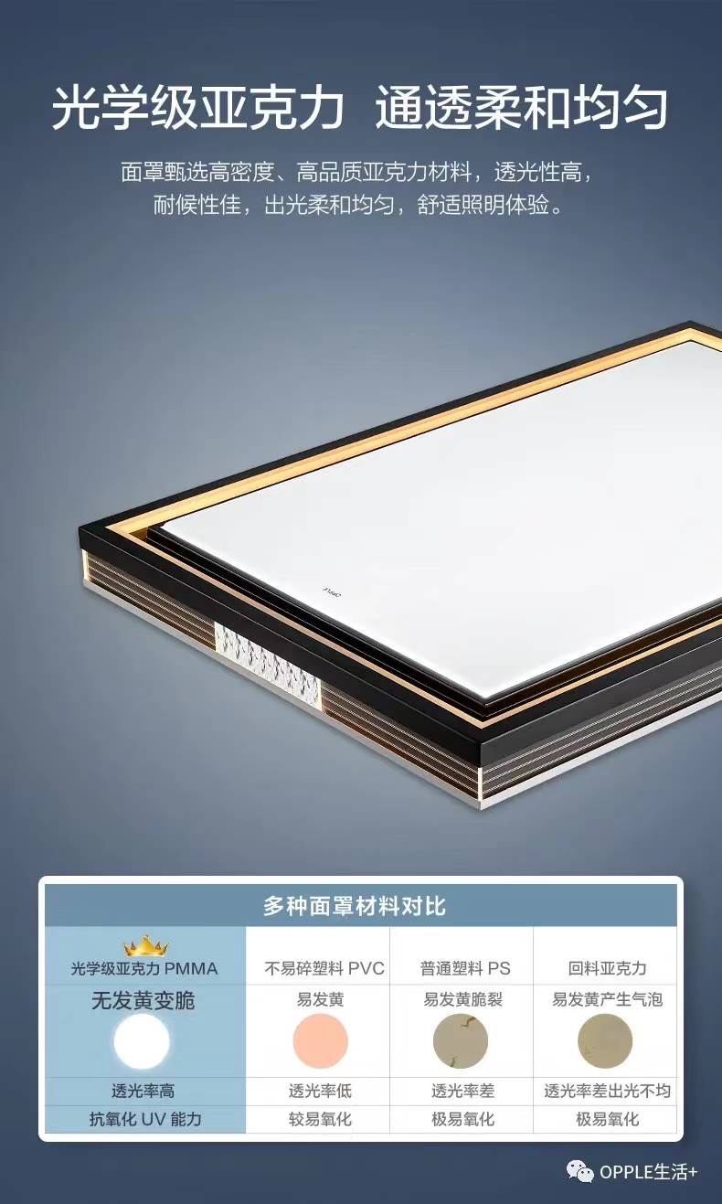 欧普晶辉客厅灯详情图5