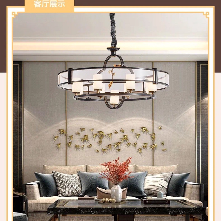 欧普春满园餐厅灯