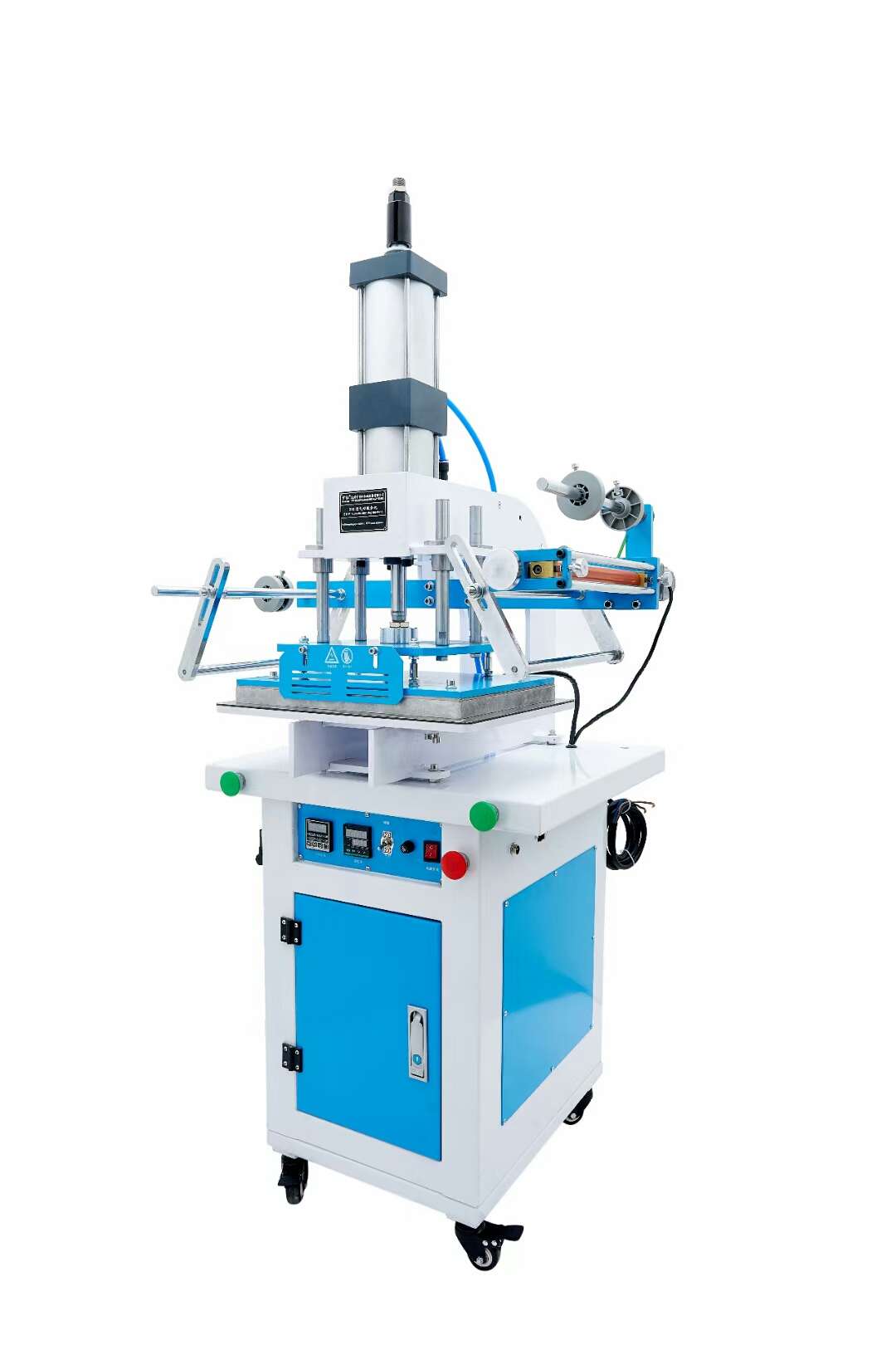A deposit for a 300-plus heavy-duty pneumatic hot stamping machine and lettering machine Application Scenario
