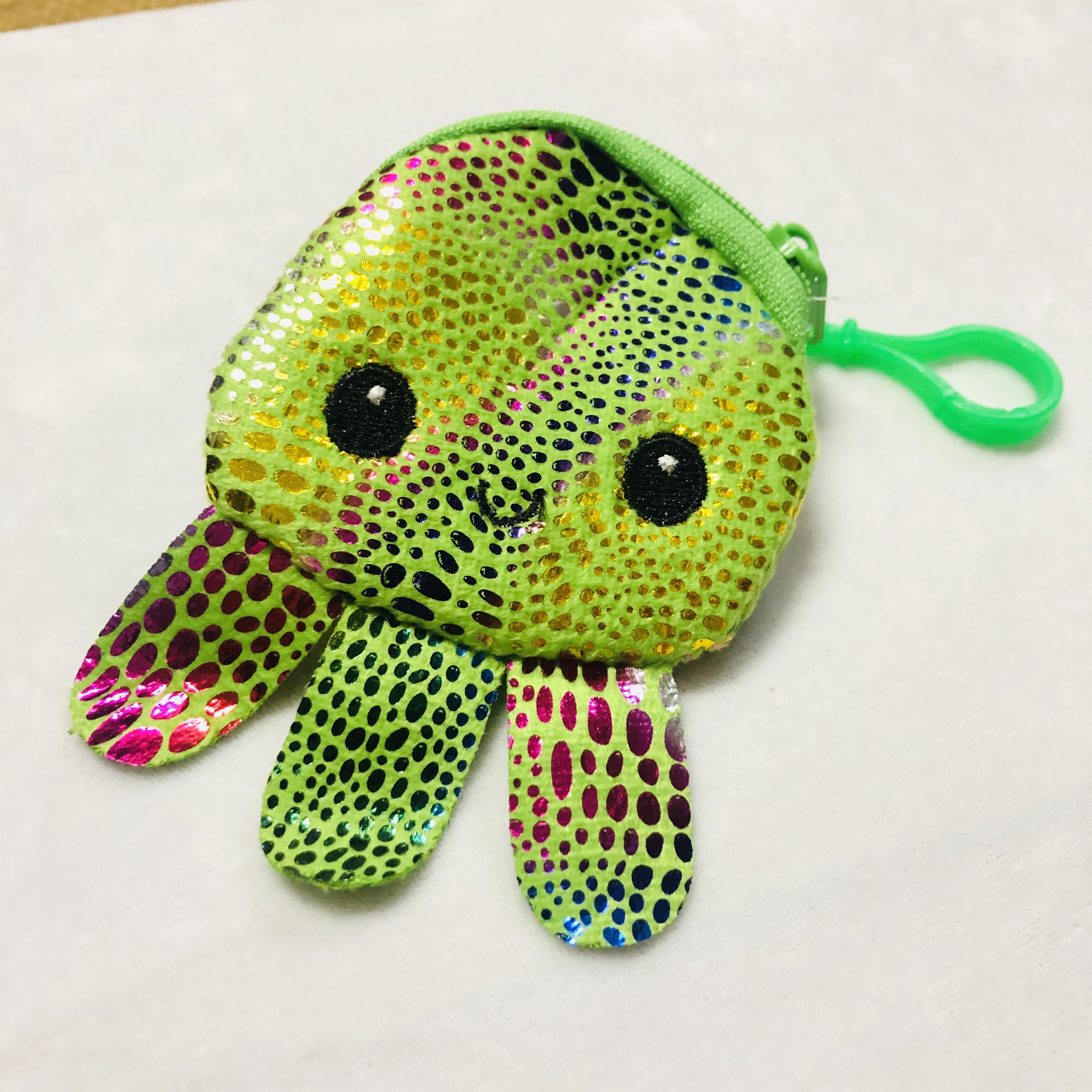 毛绒玩具钱包儿童零钱包章鱼钱包烫金章鱼钱包刺绣八爪鱼彩色钱包详情图6