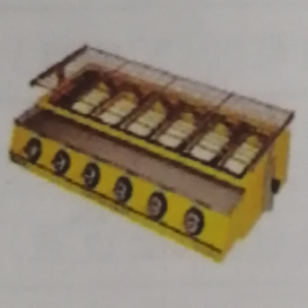 玻璃片火盖环保烧烤炉（喷漆）
