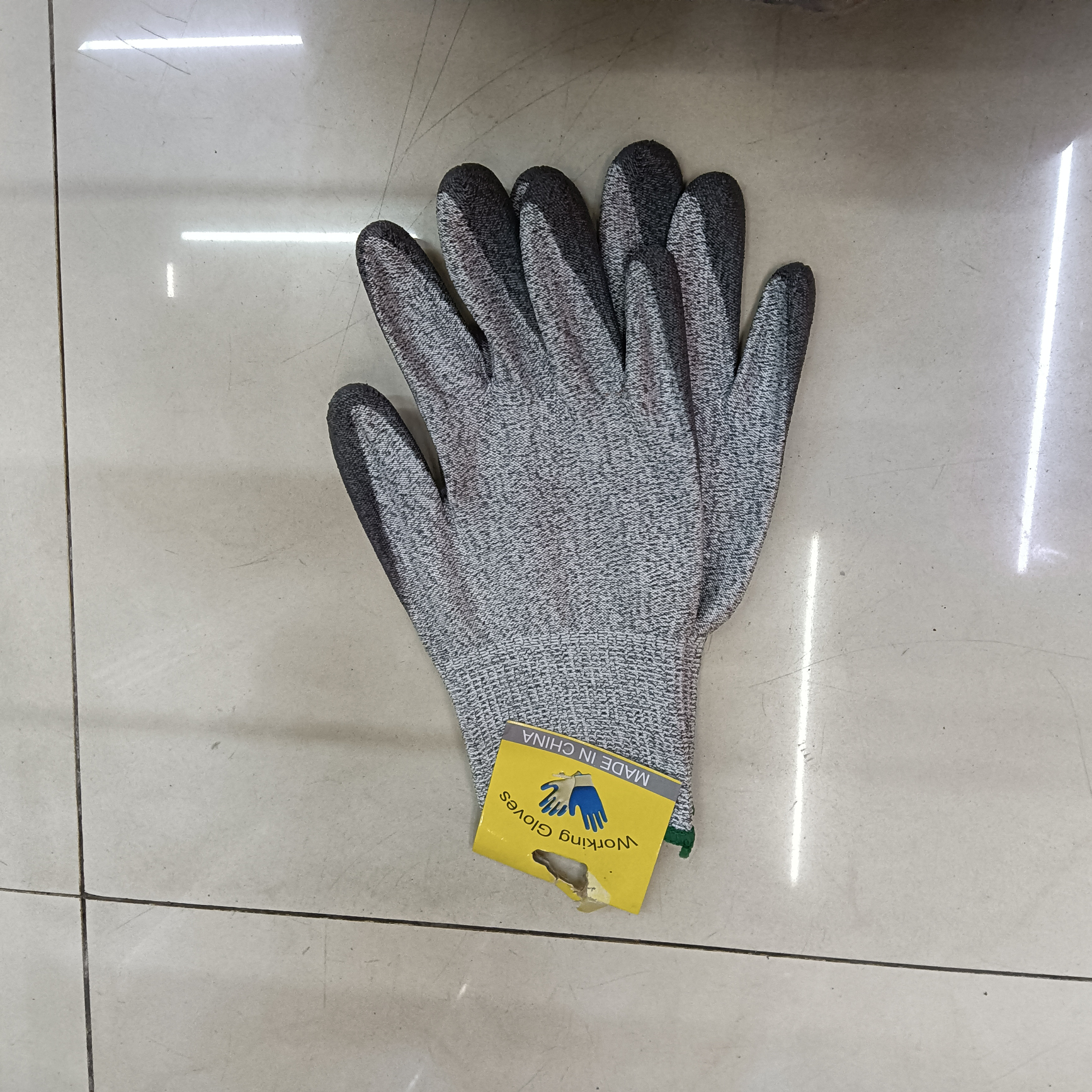 灰色专业工作手套