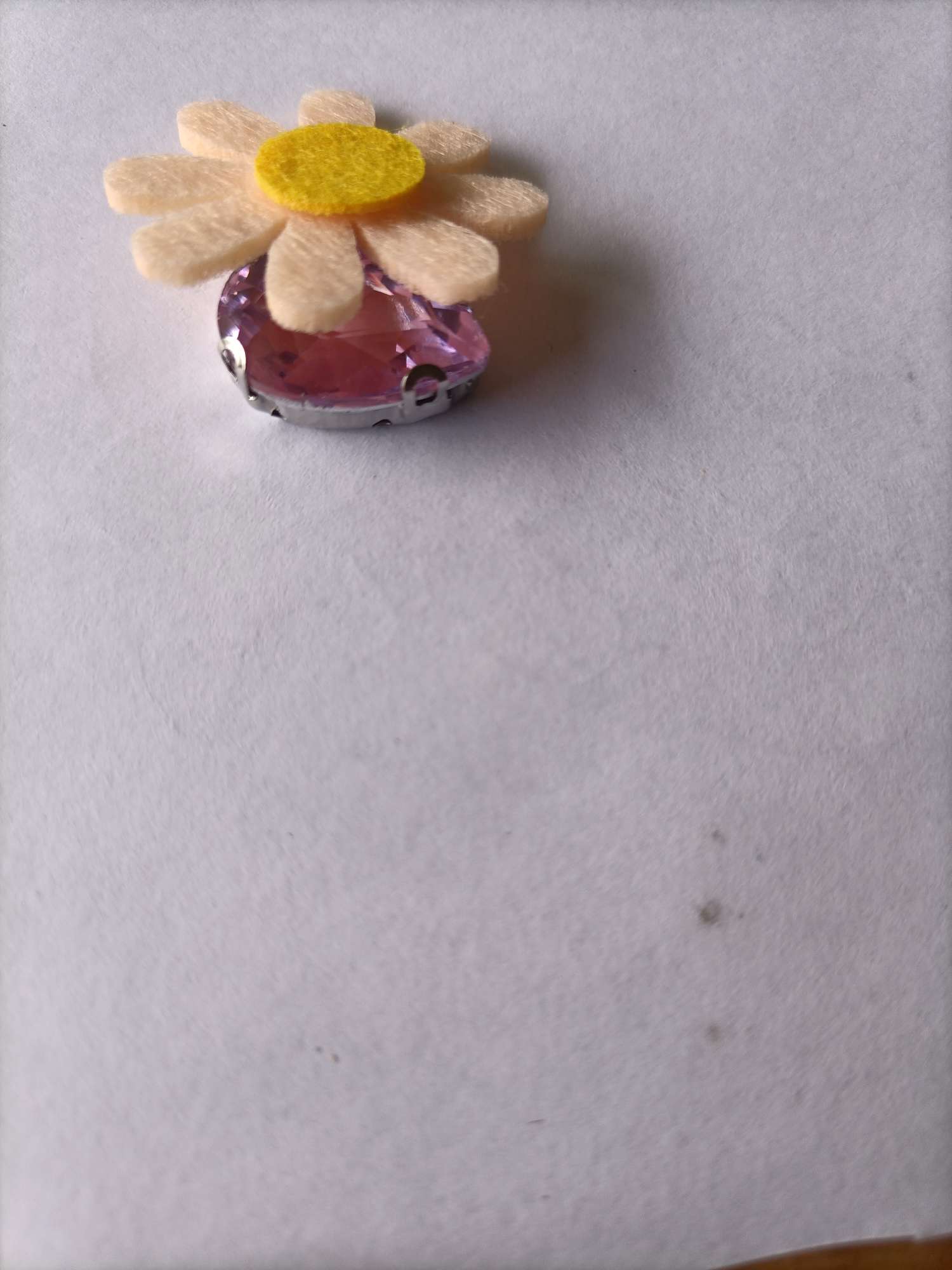 毛毡布无纺布DIY血牙色太阳花饰品配件花帽子袜子童装包装盒配件花细节图