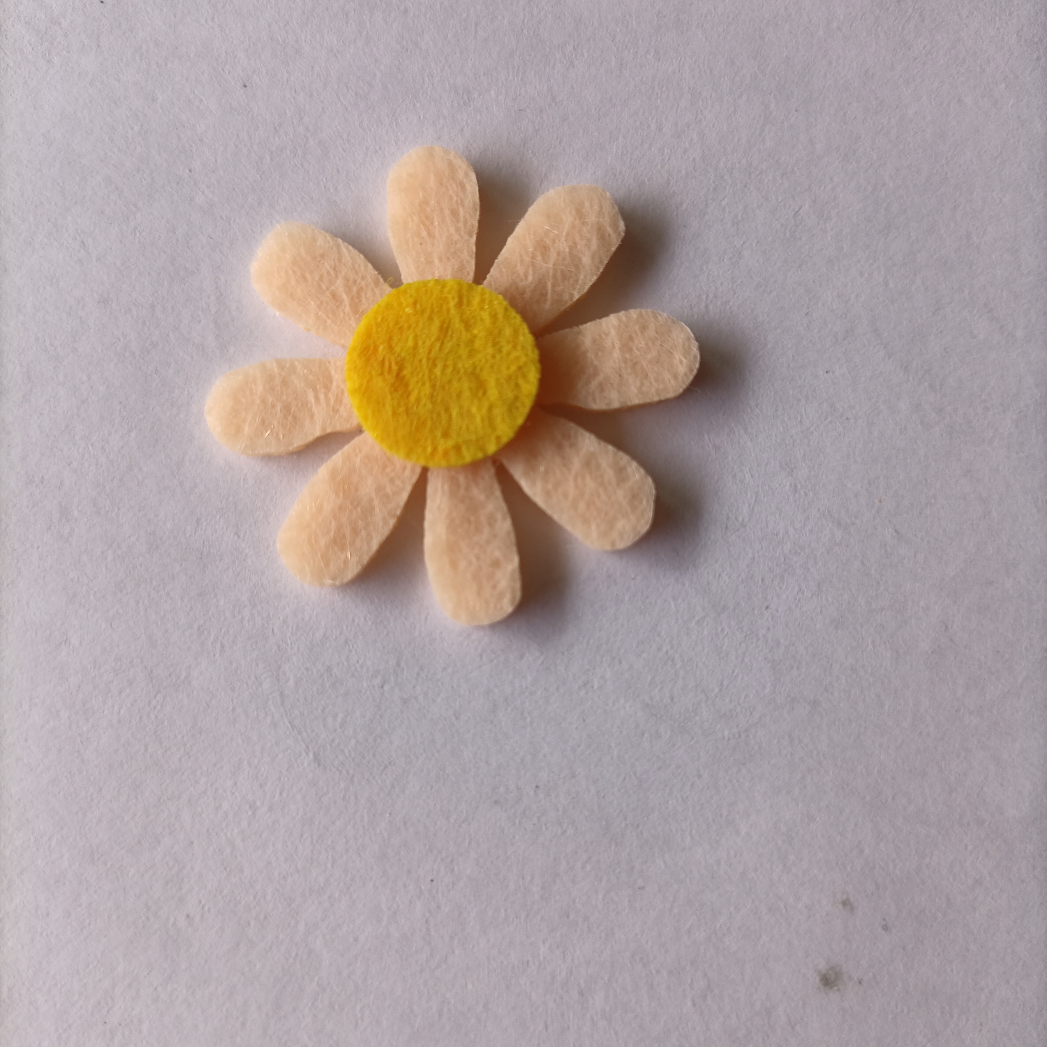 毛毡布无纺布DIY血牙色太阳花饰品配件花帽子袜子童装包装盒配件花图