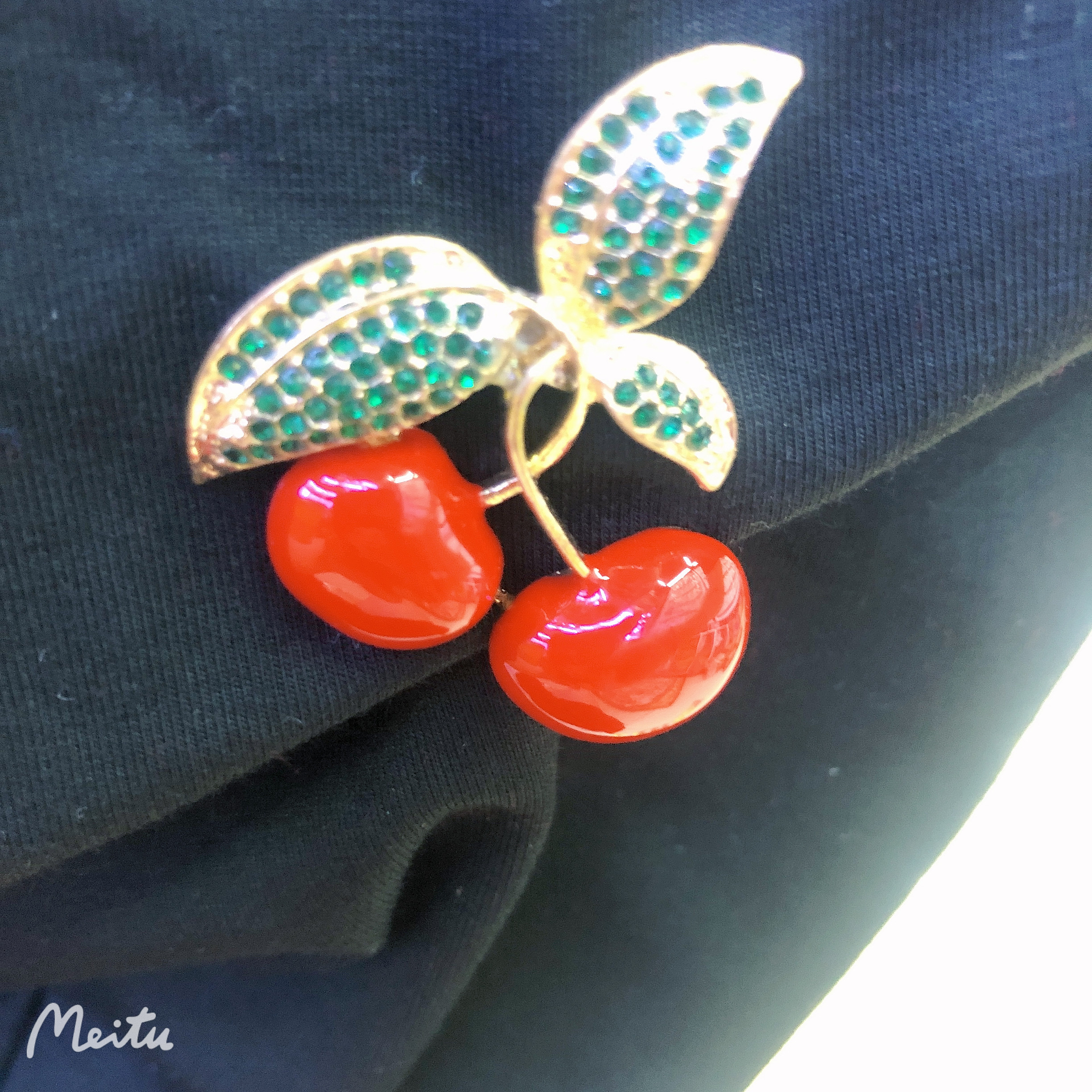 红色樱桃🍒绿色叶子详情图6