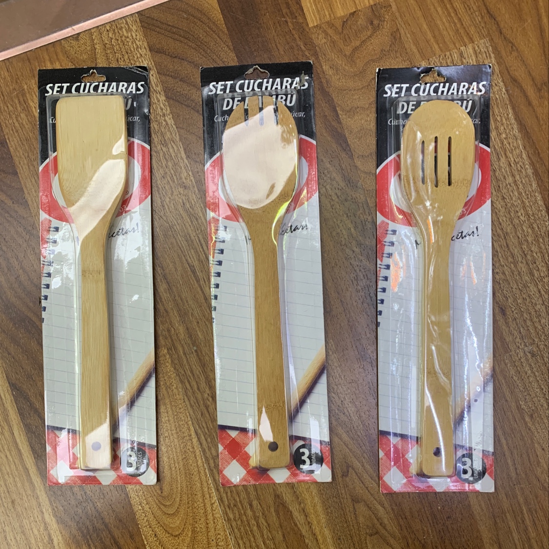 Bamboo spoon suction card details Picture