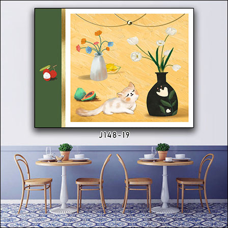 The Dining Room Painting. Specification drawing
