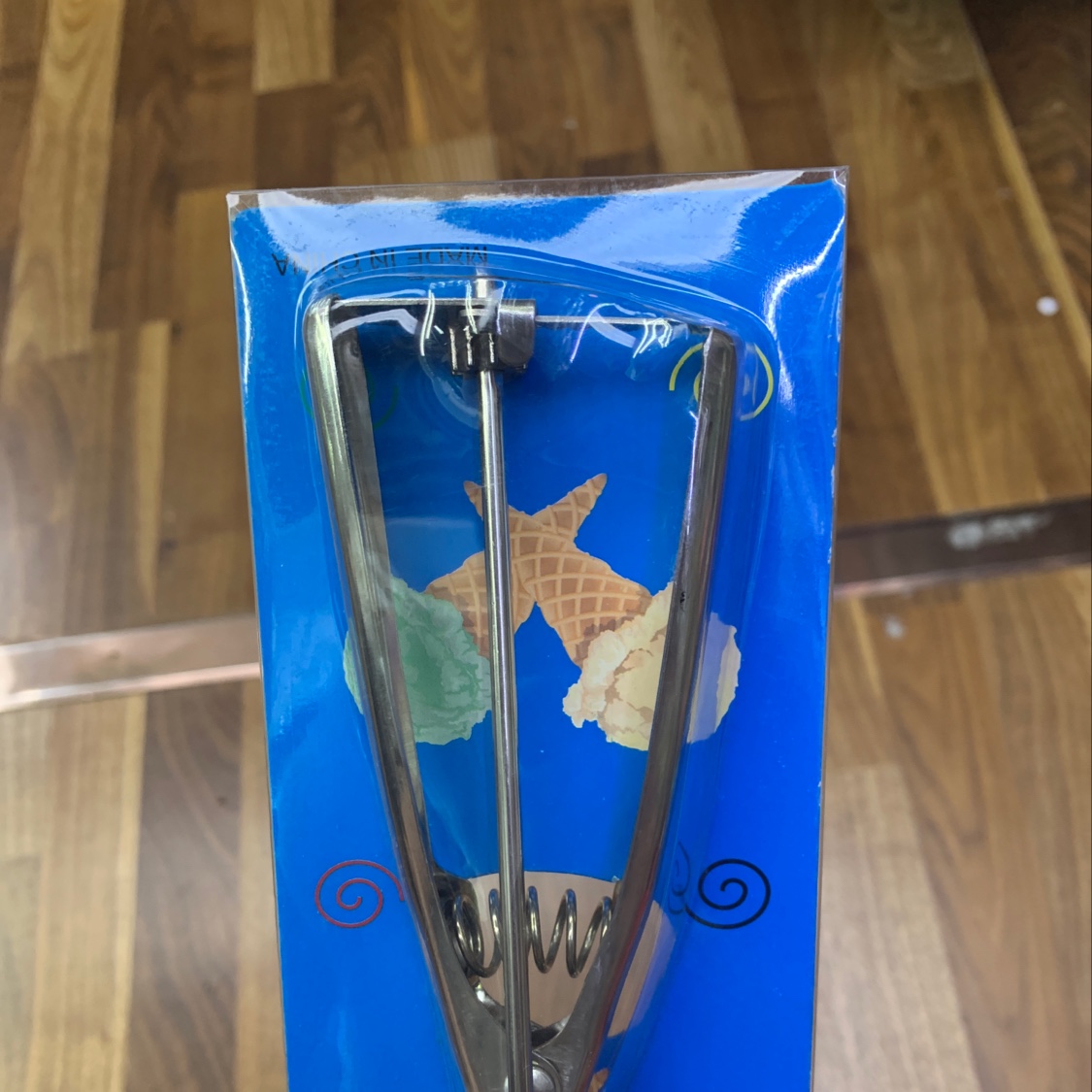 Large ice cream spoon details Picture