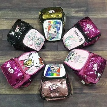 Children's backpack Korean version Girls glitter flip cute glitter cartoon backpack Rabbit backpack toddler backpack