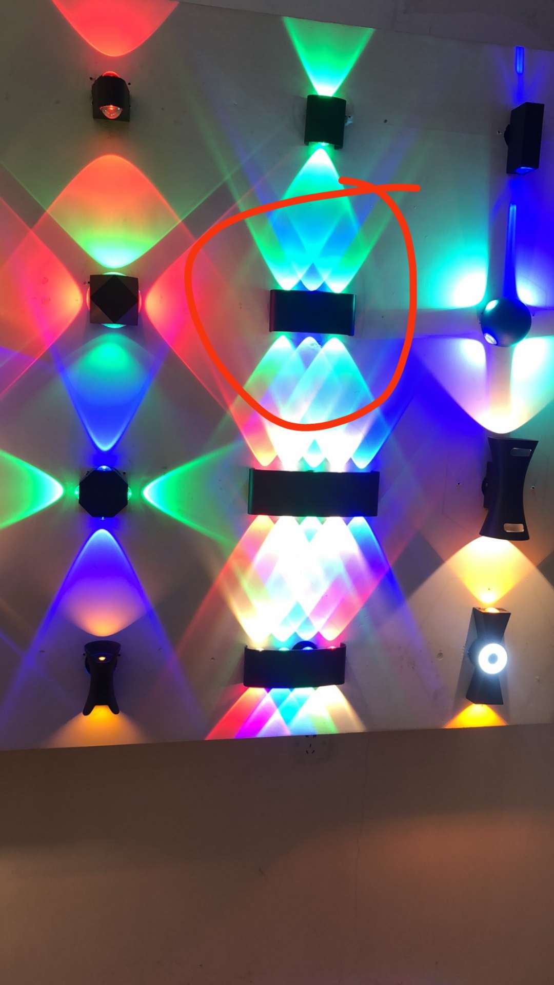 Led Diamond Stone Wall Light Color Wall Light Ktv Room Wall Light Club Villa Corridor Wall Light Application Scenario