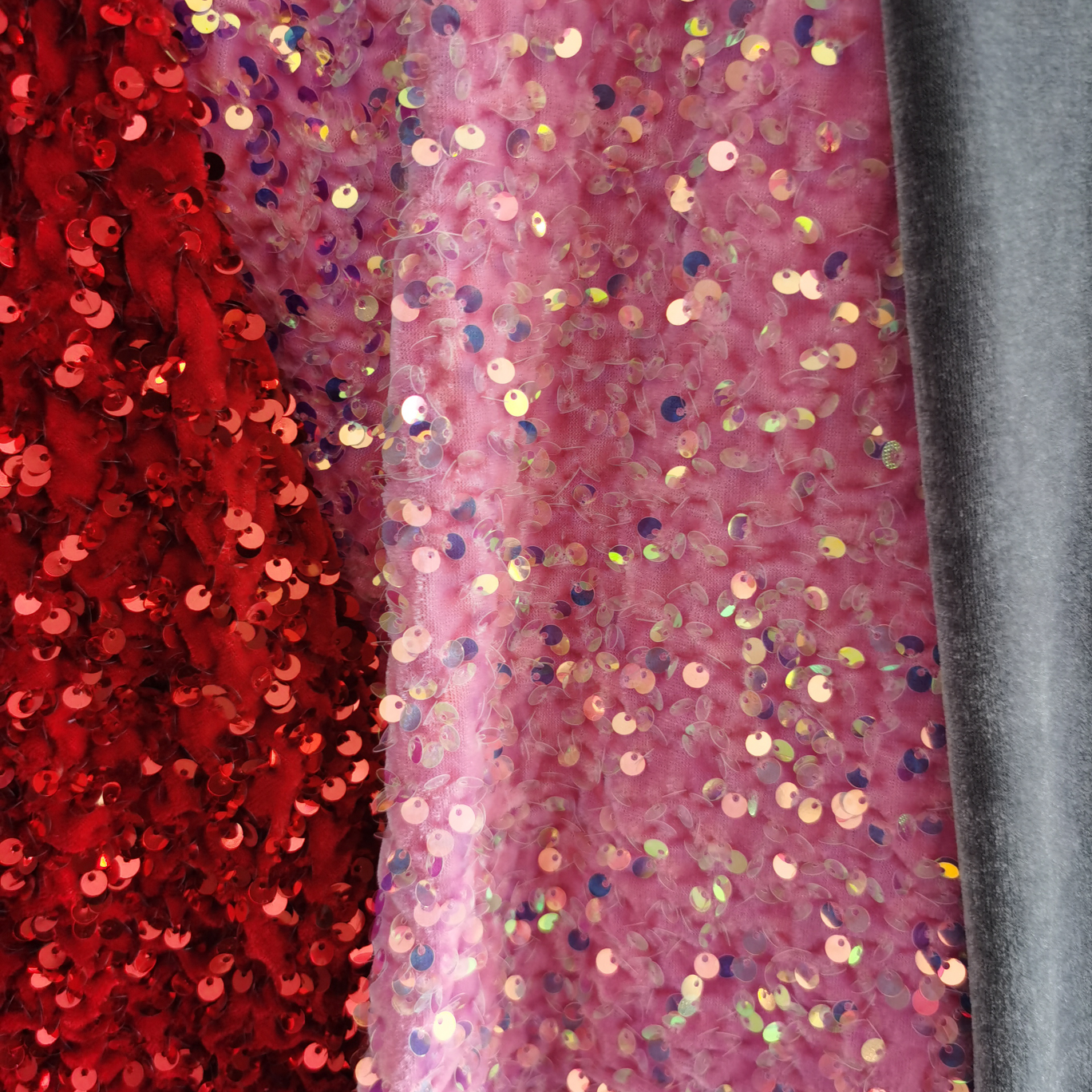 亮片，绒布吊片