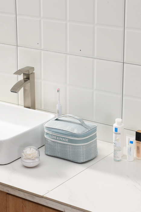 新款小香风系列化妆包大容量手提包化妆品收纳包详情图5