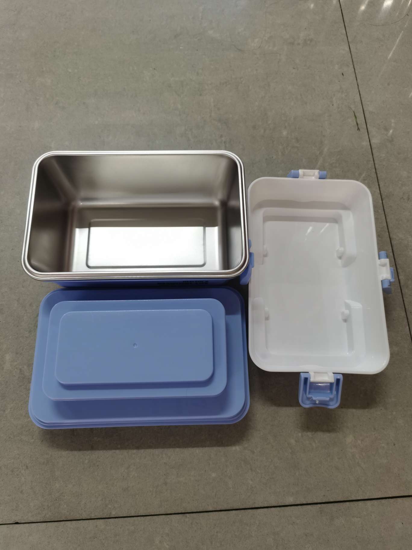The two-story bento box is square details Picture
