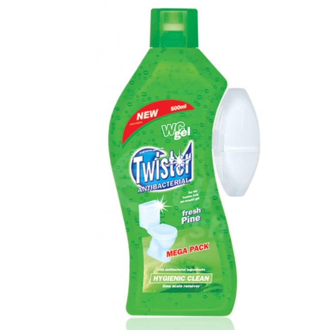 捷克进口Twister WC卫生间马桶洁厕凝胶清洁带松木香味500ml图