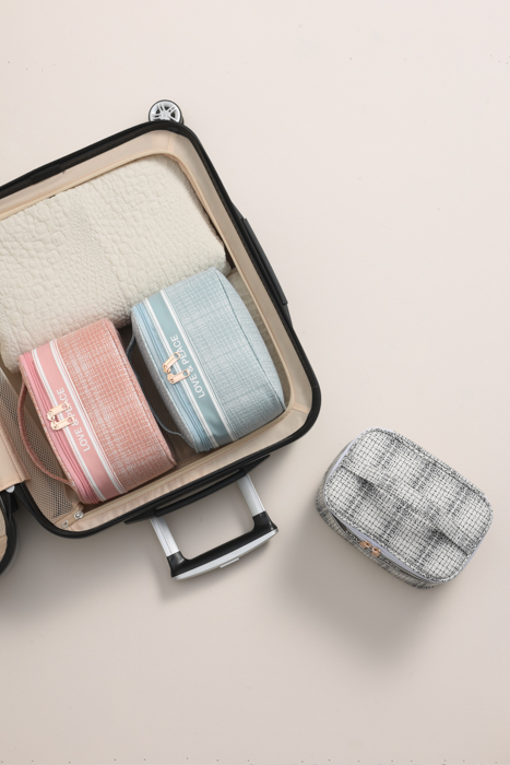 新款小香风系列化妆包大容量手提包化妆品收纳包详情图6