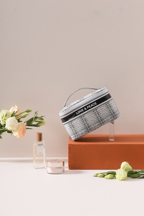 新款小香风系列化妆包大容量手提包化妆品收纳包详情图4