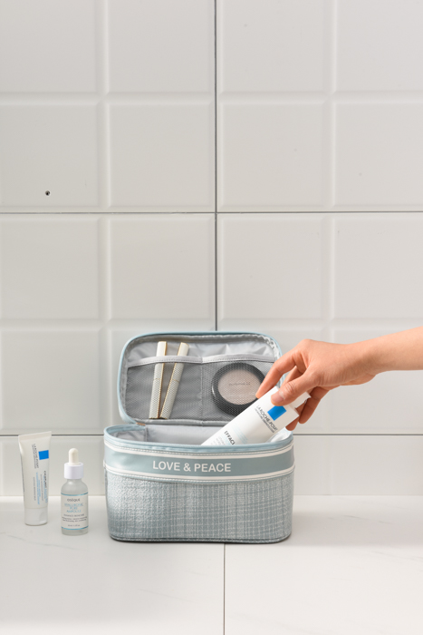 新款小香风系列化妆包大容量手提包化妆品收纳包详情图1