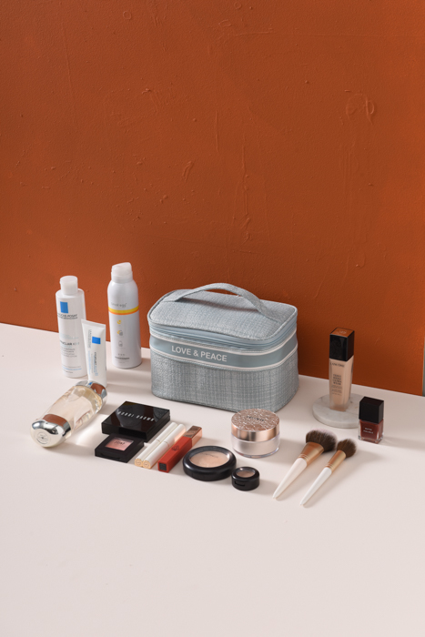 新款小香风系列化妆包大容量手提包化妆品收纳包详情图11