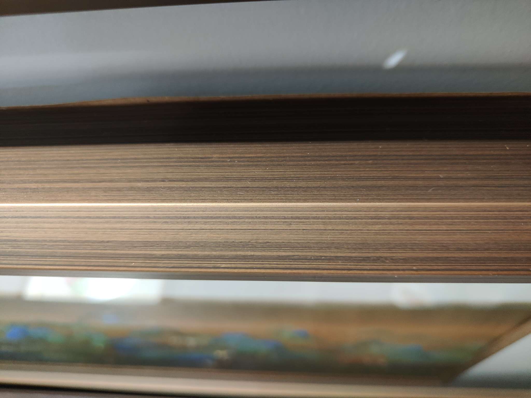 铜彩雕画细节图