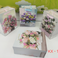 时尚简约礼品袋现货手提袋白卡纸包装花系列KX17831图
