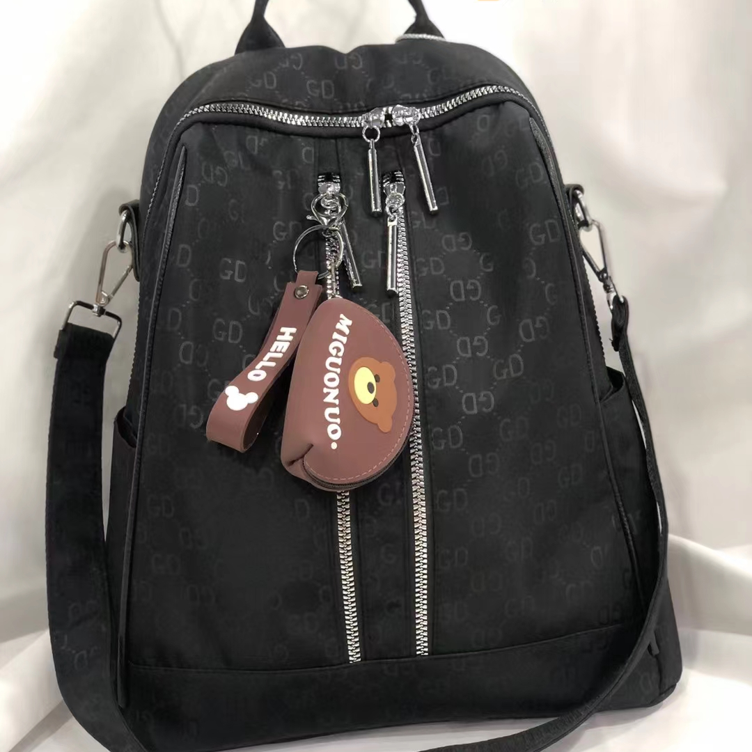 Oxford cloth backpack women 2021 new fashion casual waterproof women travel canvas anti-theft backpack 3060-8