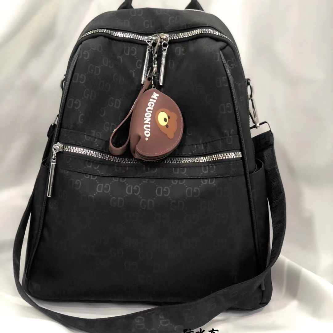 Oxford cloth backpack women 2021 new fashion casual waterproof women travel canvas anti-theft backpack 3060-7