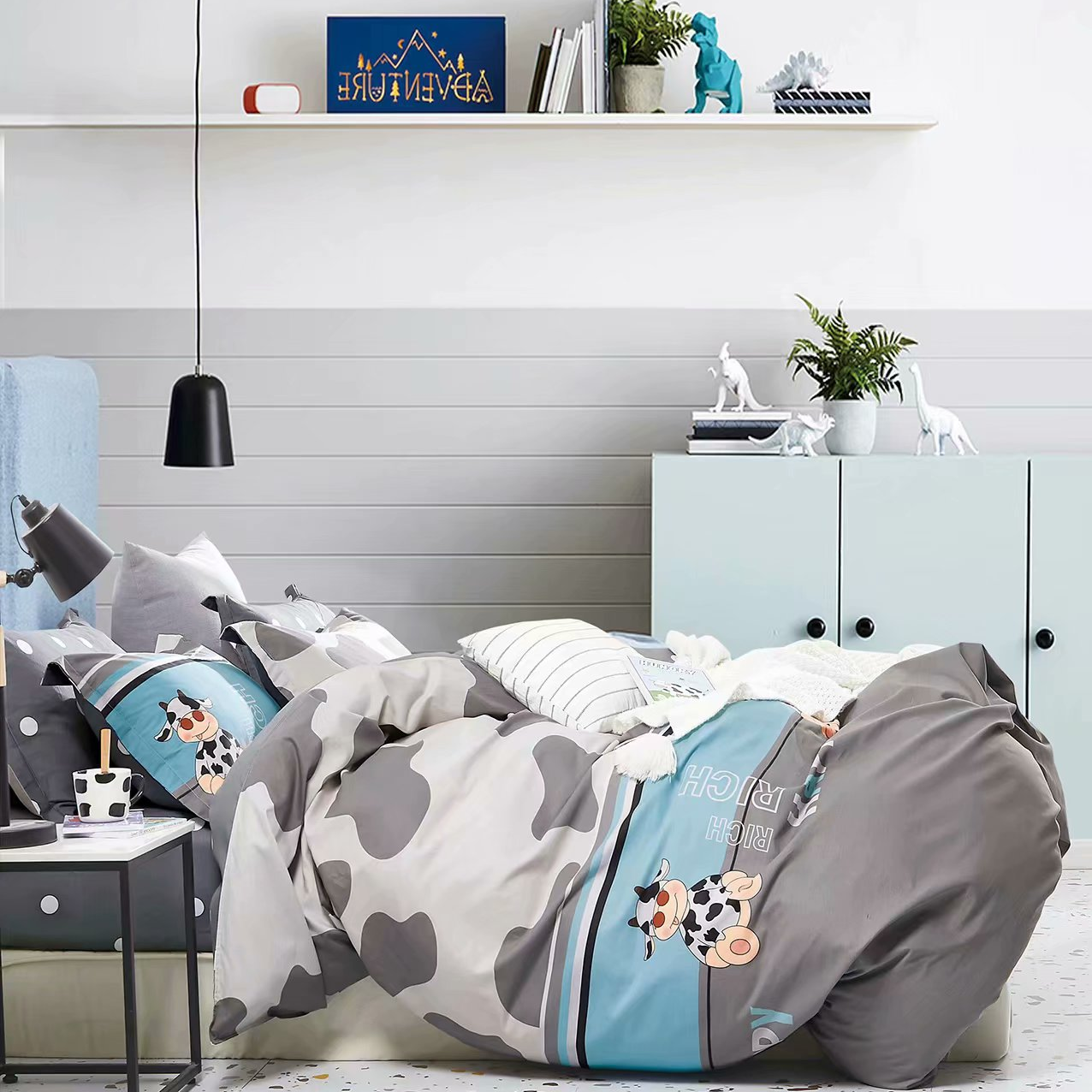 Retail and wholesale of four-piece sets of bedding for Niu Baobao